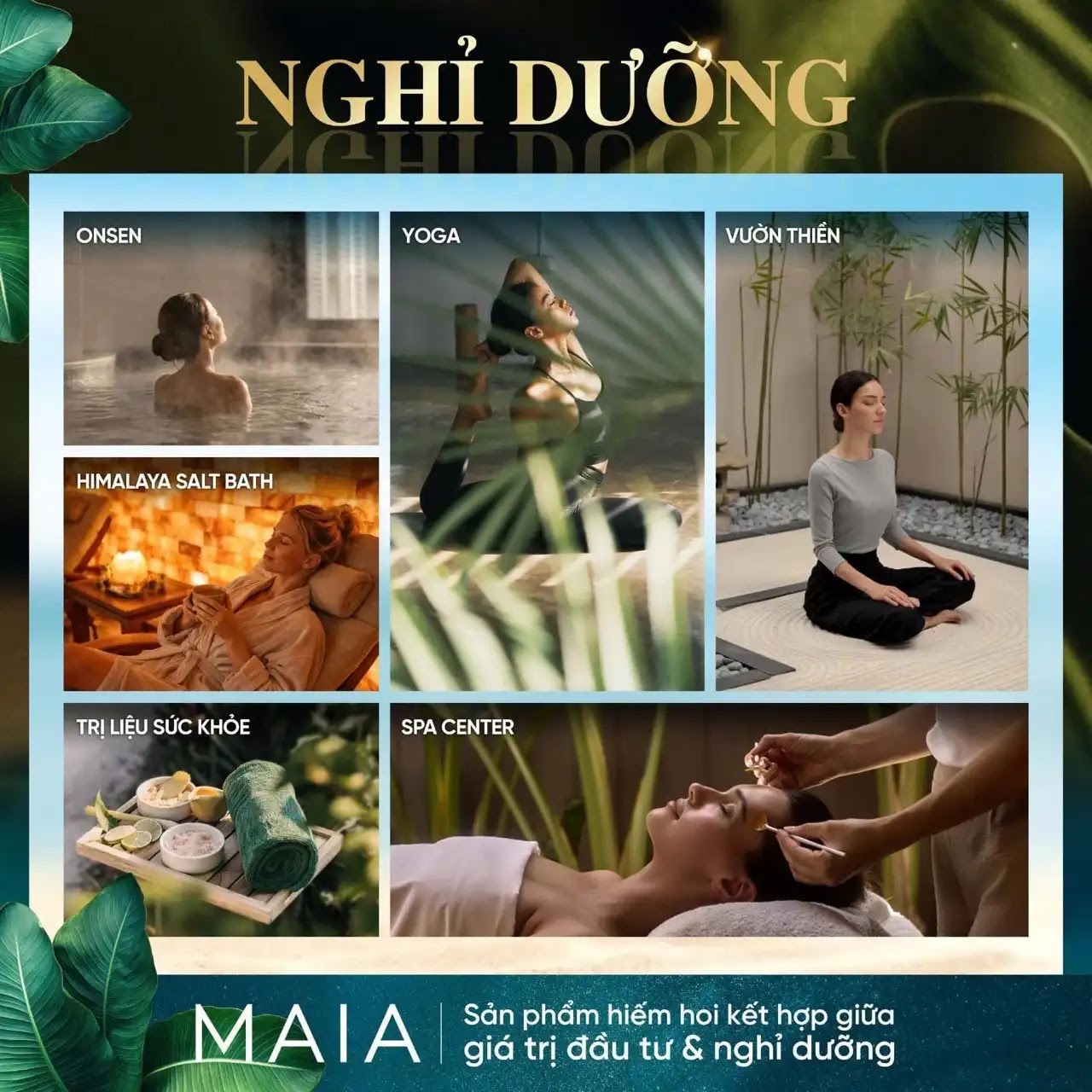 tiện ích nghỉ dưỡng, chăm sóc sức khỏe & sự kiện all-in-one