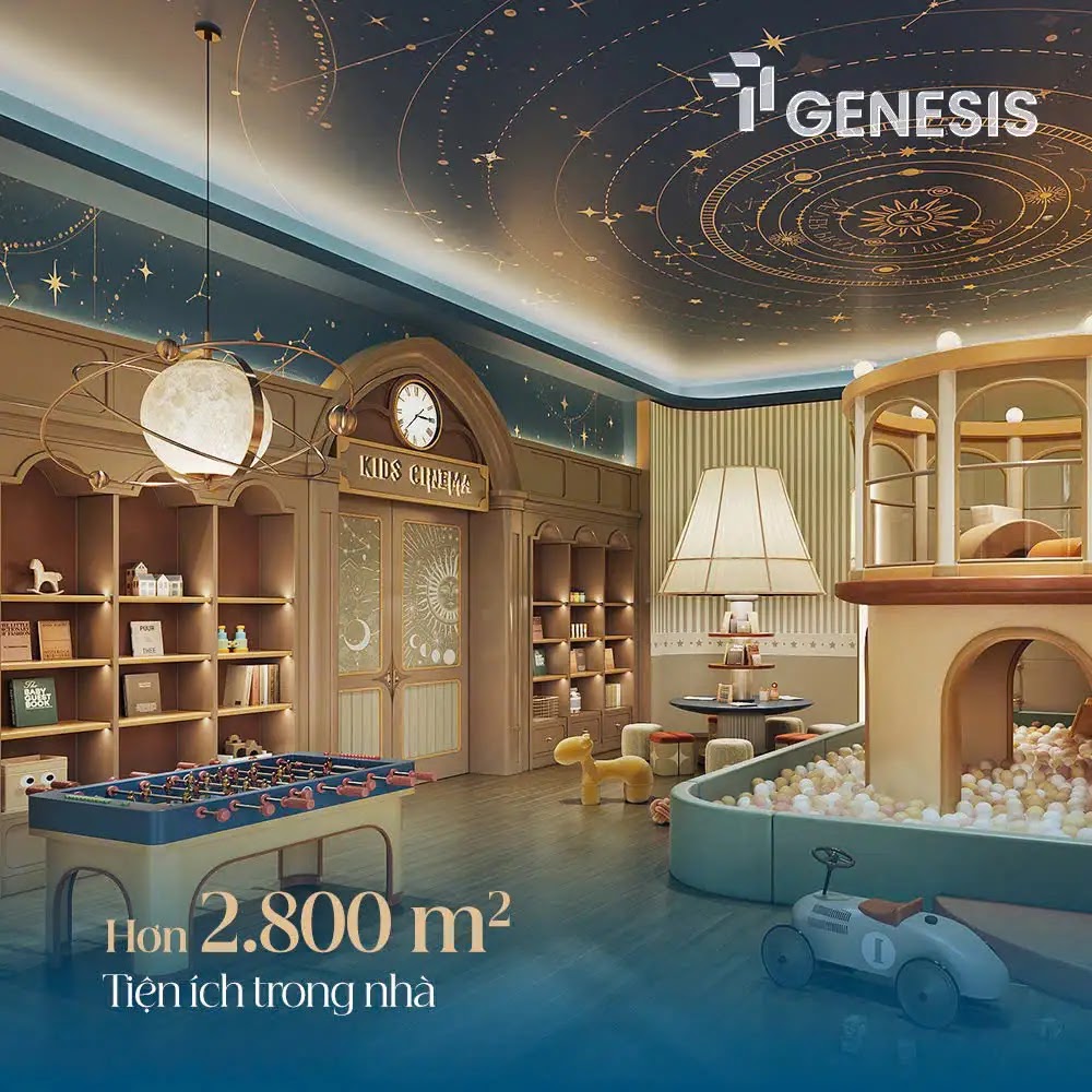 Công viên cảnh quan xanh và không gian thư giãn ngoài trời tại dự án TT Genesis