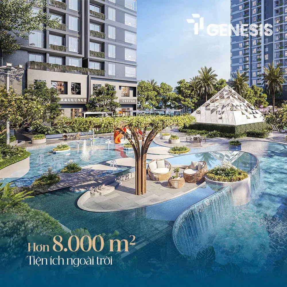 Kim tự tháp kính ẩm thực BBQ kết nối cộng đồng cư dân TT Genesis
