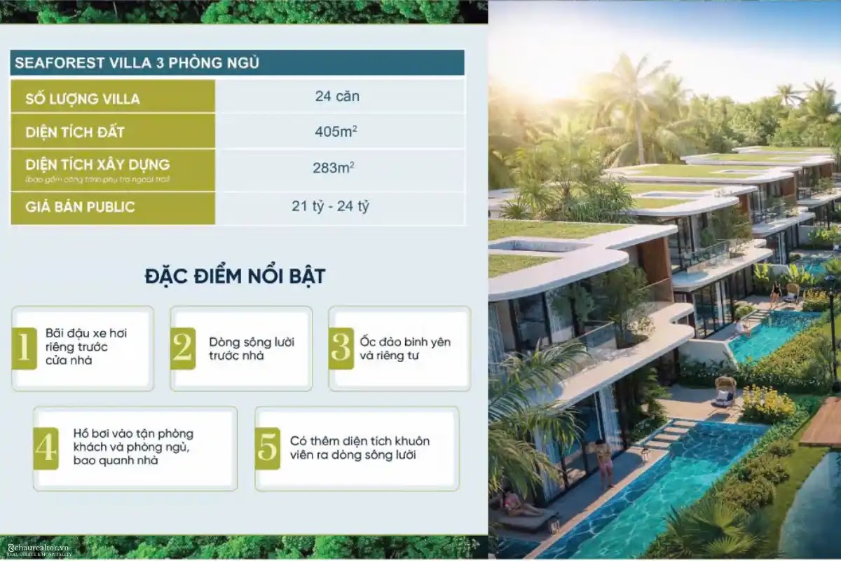 Villa Seaforest Maia Resort 3BR | Thoả mãn chuẩn sống Wellness - ảnh 11
