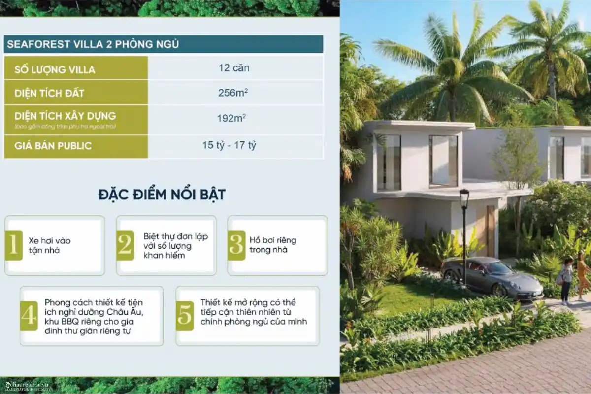 Villa Seaforest Maia Resort  2BR | Thoả mãn chuẩn sống Wellness - ảnh 7