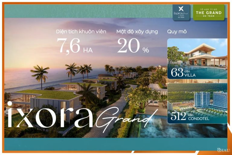 Biệt Thự Biển Ixora Grand Hồ Tràm: Bảng Giá BeachView & BeachFront Nhận Nhà Tháng 09/2026