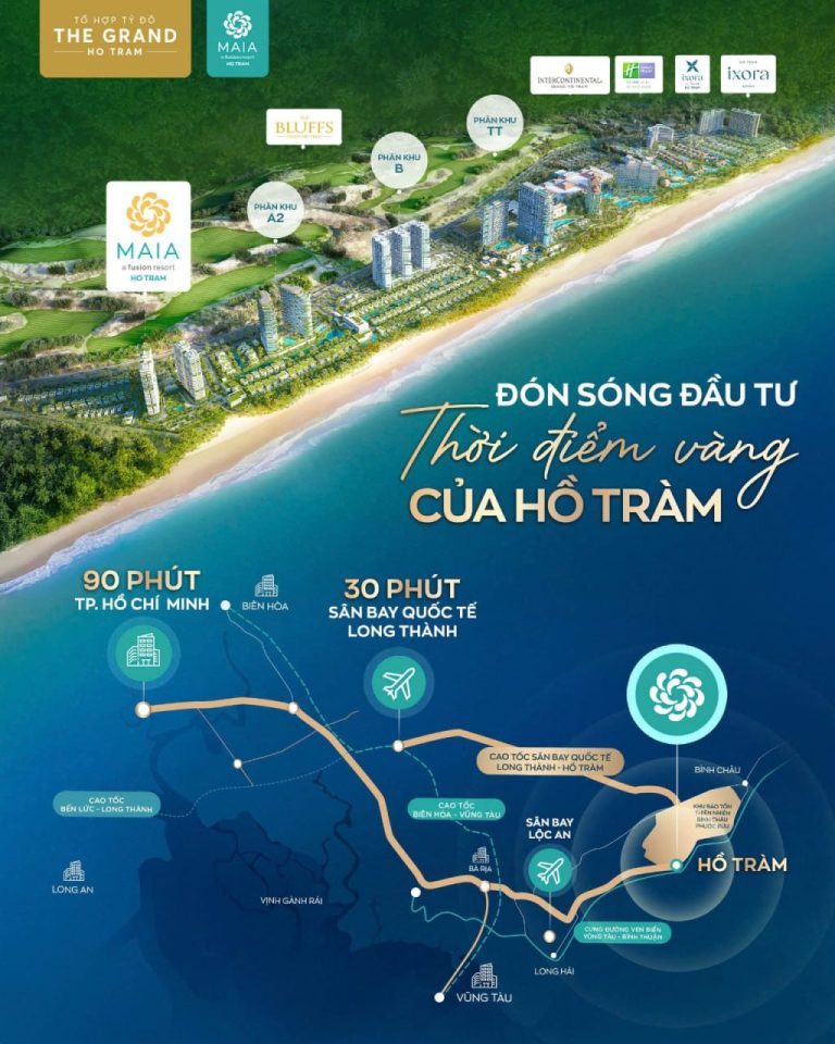 Cao Tốc Long Thành – Hồ Tràm: Đòn Bẩy Biệt Thự Biển The Grand 2026