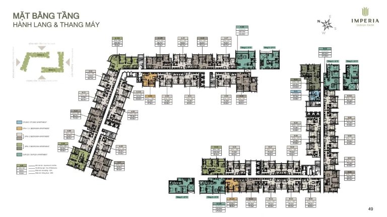 Mặt Bằng Imperia Sensa Park: Bóc Tách Layout Tháp A & B, Căn Hộ Duplex 2026