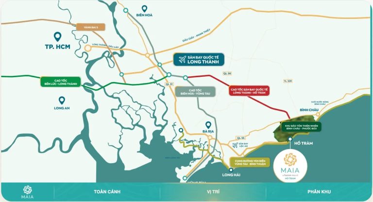 Từ TP.HCM Đi The Grand Hồ Tràm Mất Bao Lâu? Lộ Trình  & Động Lực Hạ Tầng 2026